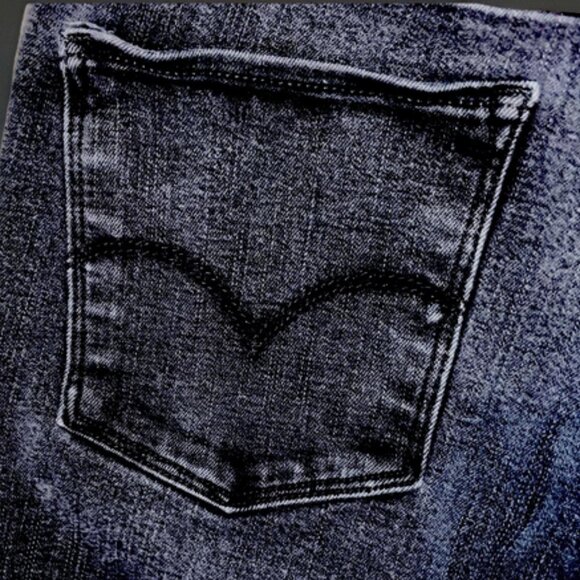 Levis 311 Jeans Skinny Stretch 29 Women’s Black Shaping Denim Mid Rise Dark Wash - Picture 7 of 10